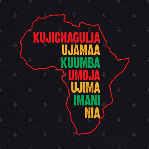 Have a Happy Kwanzaa, The Seven Principles of Kwanzaa by UrbanLifeApparel